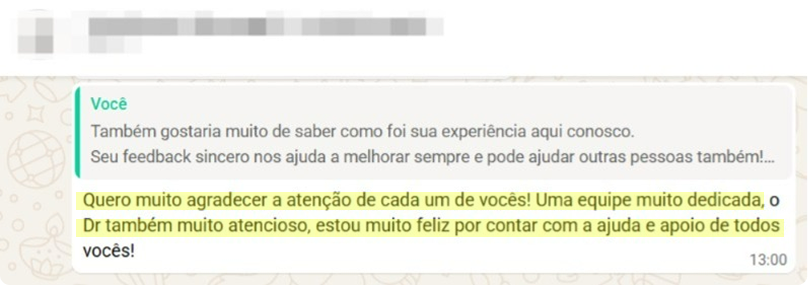 Depoimento de paciente da Clínica Energia Vital sobre o acompanhamento com o Dr. Alan Inácio