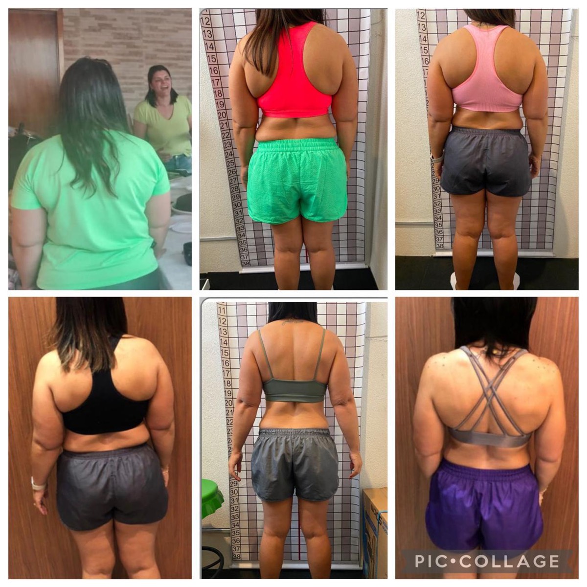 Transformação de paciente da Clínica Energia Vital — antes e depois do acompanhamento nutricional